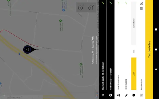 Taxi-Süd - Essen android App screenshot 12