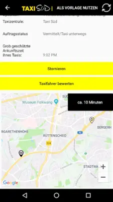 Taxi-Süd - Essen android App screenshot 16