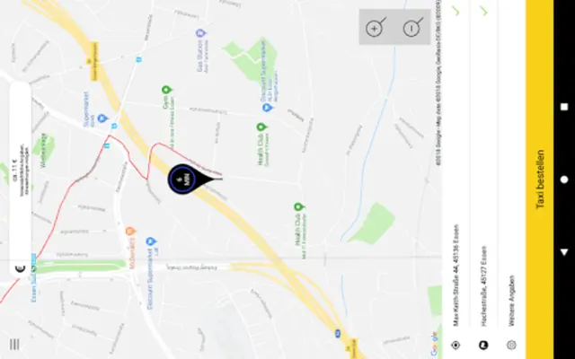 Taxi-Süd - Essen android App screenshot 6